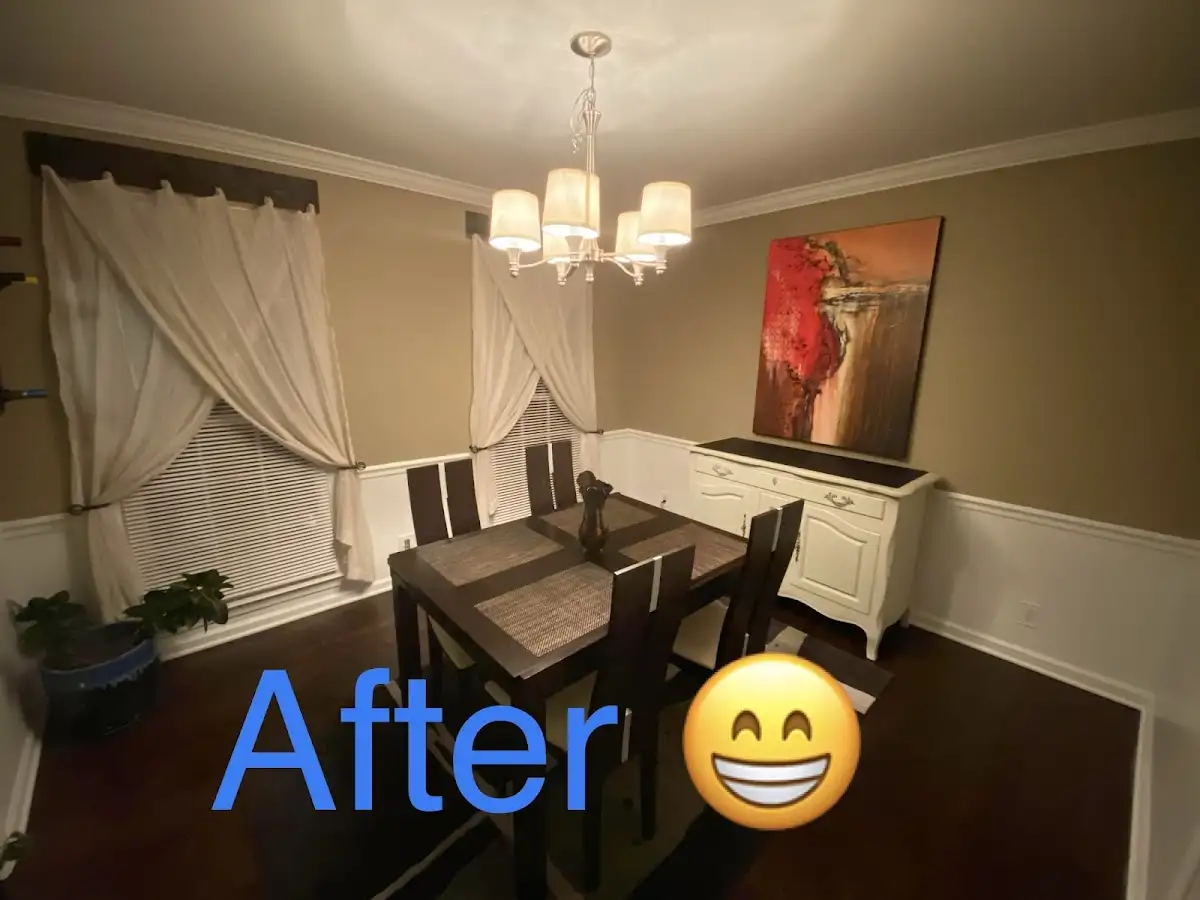 Professional dining room restoration after water damage in Four Square Mile